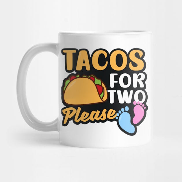 Pregnancy Announcement Shirt | Tacos For Two Please by Gawkclothing